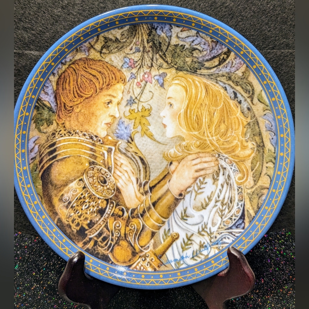 DAS GELOBNIS Collectible 1983 Vintage 7.75” Erste Ausgabe Decorative Plate